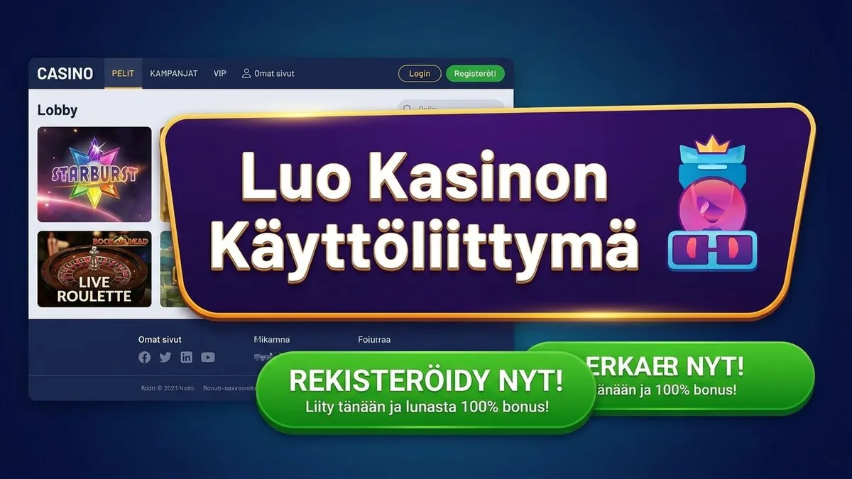 Rekisteröidy bonuksella